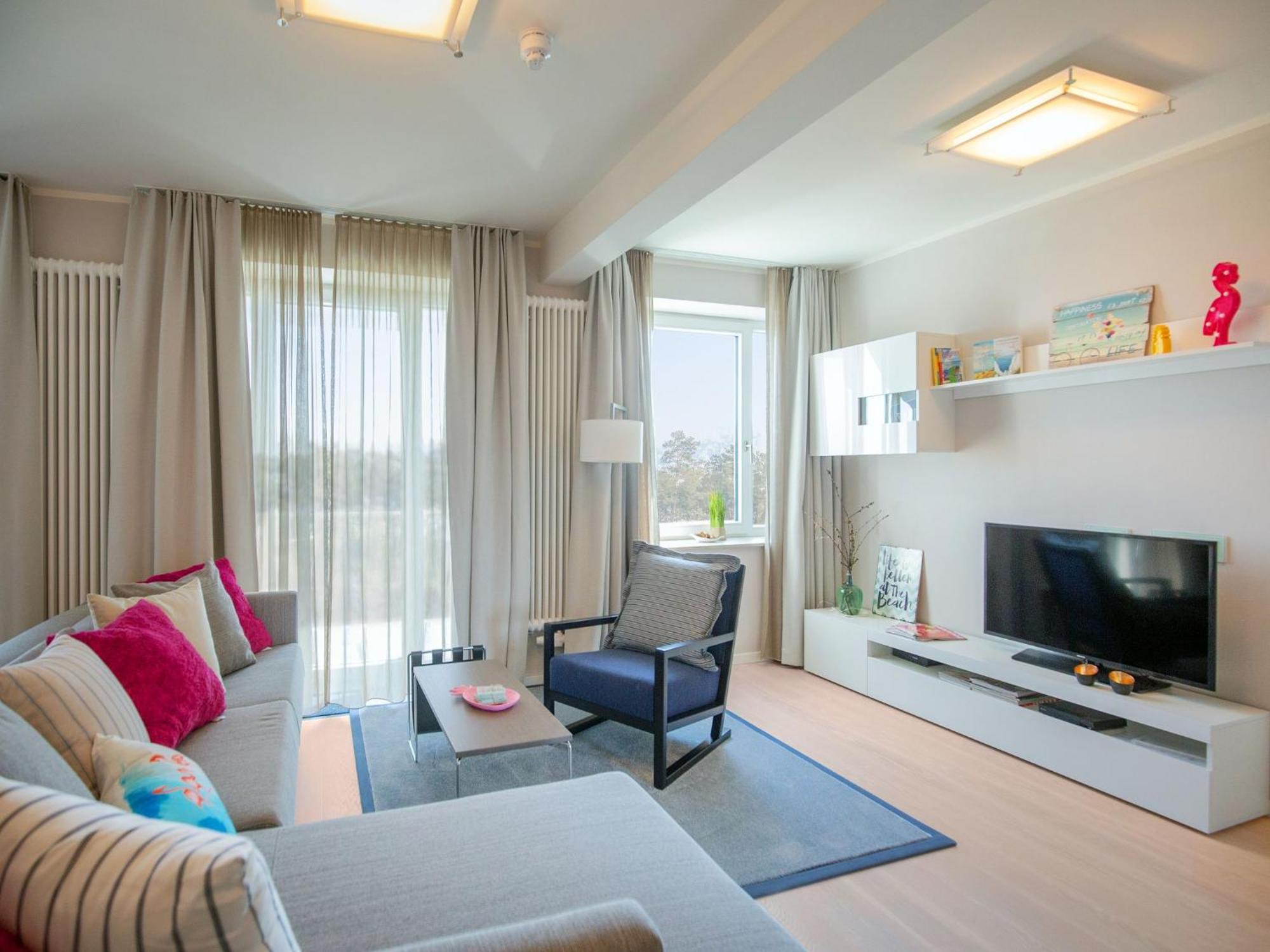 Duenenresidenz Prora - Ferienwohnung Mit Meerblick, 2 Schlafzimmern, Sauna Und Balkon Np-404 Binz Eksteriør billede